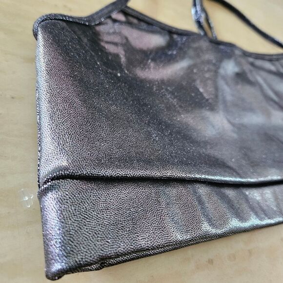 Weissman Balera silver dance top NWOT - Picture 2 of 5